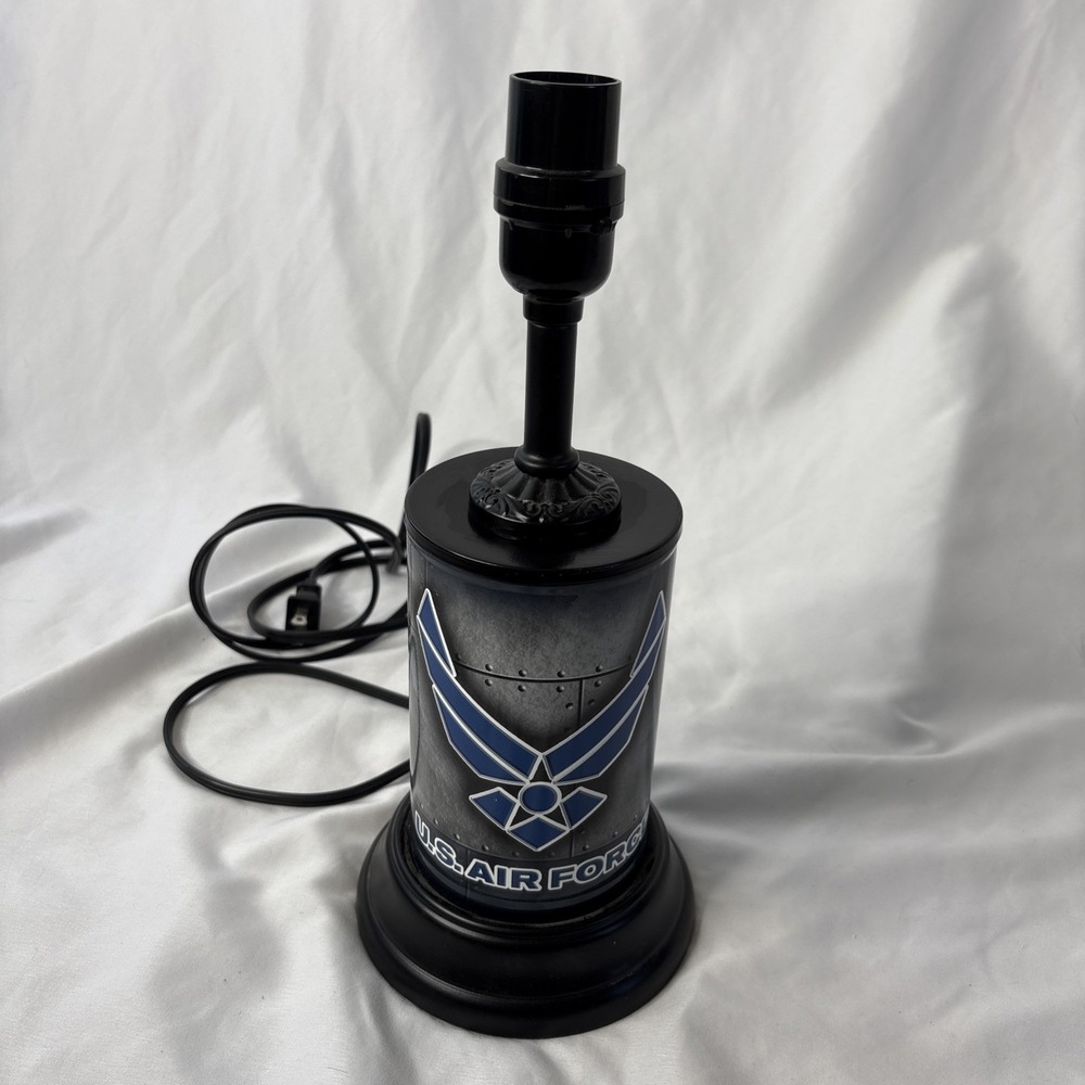U.S. Air Force Desk‎ Table Lamp Gray Blue Lightweight WORKS